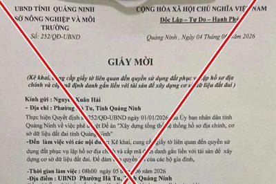 Cảnh báo thủ đoạn giả giấy mời làm hồ sơ đất đai để lừa đảo