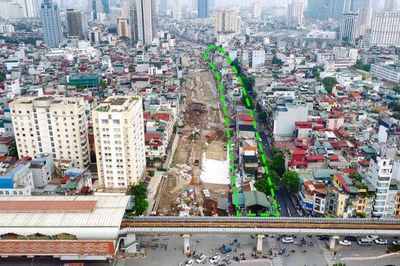 Cận cảnh khu đất 2 mặt tiền sắp làm bãi đỗ xe ở Ô Chợ Dừa