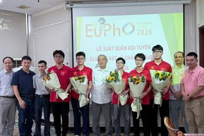 2 học sinh Bắc Ninh dự Lễ xuất quân đội tuyển Việt Nam thi Olympic Vật lý châu Âu 2026
