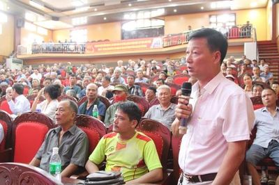 Bắc Ninh: Đối thoại với các hộ dân có đất thu hồi thuộc dự án khu đô thị mới tại xã Tiên Du
