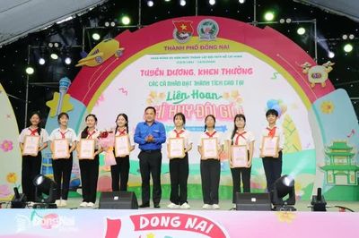 Sôi nổi Lễ hội Thiếu nhi Đồng Nai lần thứ I cụm 2