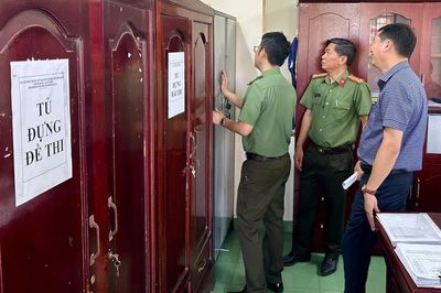 Kiểm tra an ninh, an toàn các điểm thi tốt nghiệp THPT tại Gia Lai