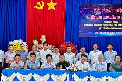 Gia Lai phát động Chiến dịch cao điểm 90 ngày đêm hoàn thành dự án trường nội trú liên cấp