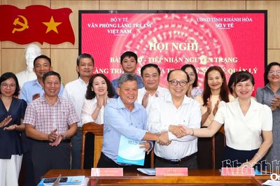 Bàn giao, tiếp nhận nguyên trạng Làng trẻ em SOS Nha Trang về Sở Y tế quản lý