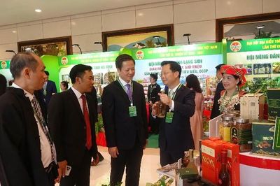 Đoàn đại biểu tỉnh Lai Châu tham dự Đại hội đại biểu toàn quốc Hội Nông dân Việt Nam lần thứ IX