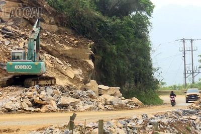 Lào Cai tăng tốc thi công, bảo đảm an toàn công trình giao thông trước mùa mưa bão