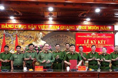 Bộ Tư lệnh Cảnh sát cơ động phối hợp bảo đảm trật tự tại Lâm Đồng
