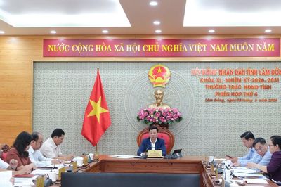 Thường trực HĐND tỉnh Lâm Đồng họp phiên thứ 4
