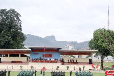 Trung đoàn 754 tổ chức Lễ Tuyên thệ chiến sĩ mới năm 2026