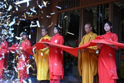 Ninh Bình: Khánh thành đại hùng bảo điện chùa Bảo Khánh, động thổ xây dựng đại hùng bảo điện chùa Hạ