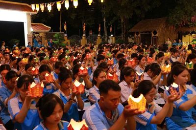 An Giang: Tịnh xá Ngọc Thạnh tổ chức lễ cầu nguyện mùa thi 'Thắp sáng ước mơ'