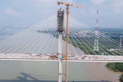 Cầu Phước Khánh nối TP.HCM - Đồng Nai: Tăng tốc thi công, hợp long trong tháng 6