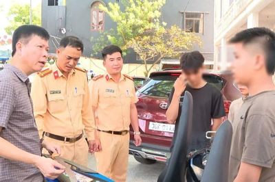 Xử phạt hơn 80 triệu đồng nhóm thanh, thiếu niên vi phạm giao thông
