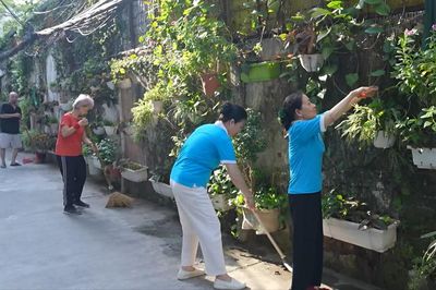 Góc xanh tổ dân phố, từ sức dân đến ý thức cộng đồng
