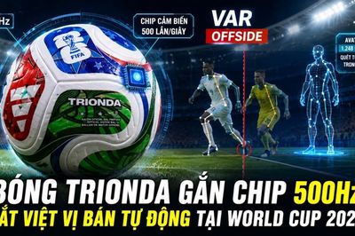 Cảm biến trong bóng Trionda và công nghệ bắt việt vị bán tự động ở World Cup 2026