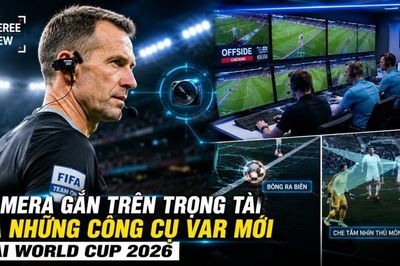 Camera gắn trên trọng tài và những công cụ VAR mới tại World Cup 2026
