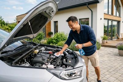 Cách tự vệ sinh khoang máy ô tô tại nhà