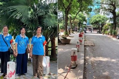 Những người phụ nữ bền bỉ làm đẹp phố phường