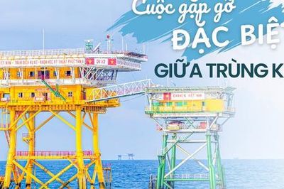 Hai vòng tàu quanh Nhà giàn DK1/2 Phúc Tần: Cuộc gặp gỡ đặc biệt giữa trùng khơi