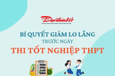 Bí quyết giảm lo lắng, hồi hộp trước ngày thi tốt nghiệp THPT