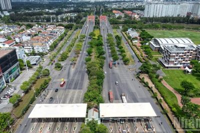 [Ảnh] Toàn cảnh đường Nguyễn Văn Linh, nơi dự tính hình thành tuyến đường trên cao