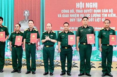 Bộ Tư lệnh Thành phố Hồ Chí Minh giao nhiệm vụ cho lực lượng tìm kiếm, quy tập hài cốt liệt sĩ