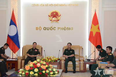 Đại tướng Phan Văn Giang tiếp Phó thủ tướng, Bộ trưởng Bộ Quốc phòng Lào