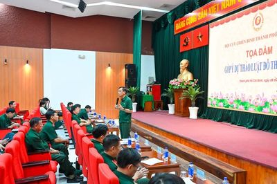 Cựu chiến binh TPHCM góp ý xây dựng Luật Đô thị đặc biệt