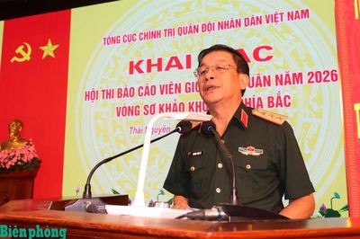 Khai mạc Hội thi báo cáo viên giỏi toàn quân năm 2026 vòng sơ khảo khu vực phía Bắc