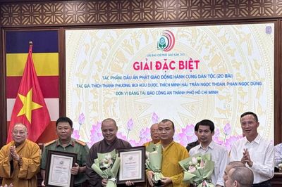 Vinh danh 35 tác phẩm báo chí lan tỏa xuất sắc tinh thần 'Tốt đạo-Đẹp đời'