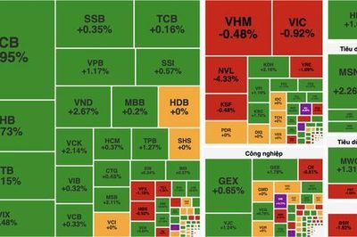 Cổ phiếu công nghệ và ngân hàng nâng đỡ, VN-Index vẫn lỡ hẹn mốc 1.800 điểm