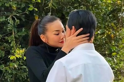 Thanh Hằng phản ứng sau cảnh hôn Lương Thế Thành