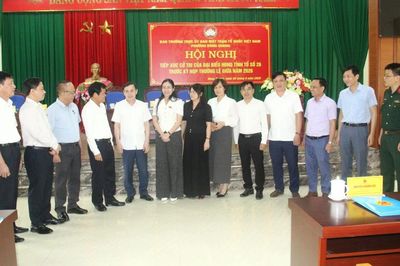 Đại biểu HĐND tỉnh tiếp xúc cử tri tại đơn vị bầu cử số 26