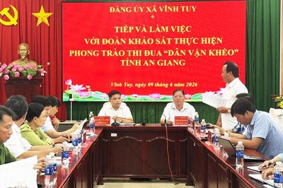 Xã Vĩnh Tuy đăng ký 93 mô hình 'Dân vận khéo' trong năm 2026