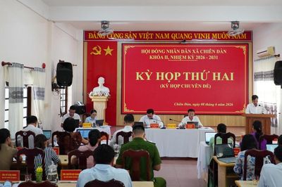 HĐND xã Chiên Đàn thông qua đề án thành lập phường