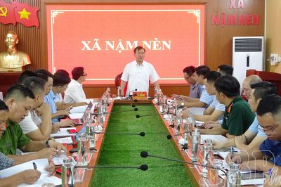 (BTV xử lý lại anh thứ 2) Trưởng ban Tuyên giáo và Dân vận Tỉnh ủy làm việc với xã Nậm Nèn, Pa Ham