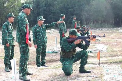 Sẵn sàng cho lễ tuyên thệ chiến sĩ mới