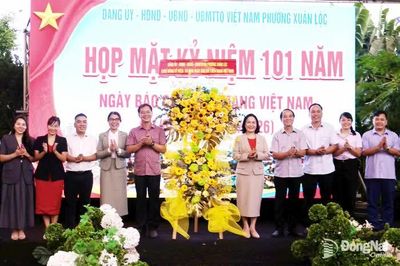 Xuân Lộc họp mặt kỷ niệm 101 năm Ngày Báo chí cách mạng Việt Nam
