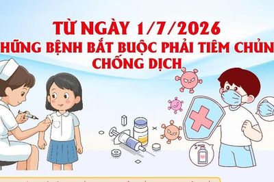 Những bệnh bắt buộc phải tiêm chủng chống dịch