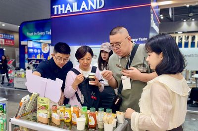 Khu gian hàng Việt Nam thu hút đông đảo sự quan tâm tại Triển lãm Thực phẩm Quốc tế Seoul Food 2026