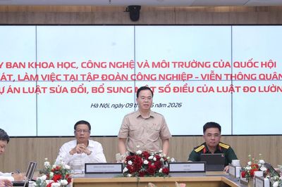 Đoàn công tác của Ủy ban Khoa học, Công nghệ và Môi trường làm việc với tập đoàn Công nghiệp - Viễn thông Quân đội