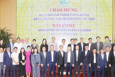 TP Cần Thơ mở rộng hợp tác, đầu tư với doanh nghiệp Singapore