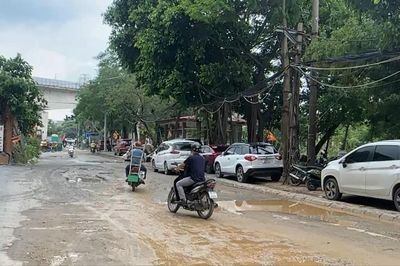 Đường Thanh Bình thi công dang dở gây mất an toàn giao thông