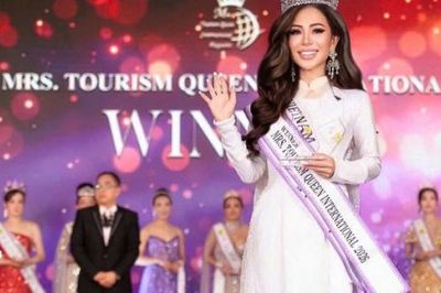 Đại diện Việt Nam đăng quang Mrs. Tourism Queen International 2026