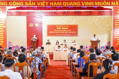 Kịp thời ghi nhận, giải quyết những vấn đề cử tri quan tâm