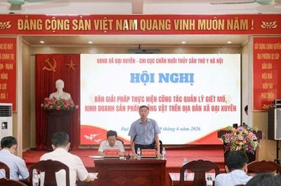 Xã Đại Xuyên tăng cường quản lý hoạt động giết mổ, bảo đảm an toàn thực phẩm