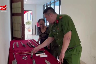 Phường Ô Chợ Dừa triển khai mô hình điểm về thu hồi vũ khí, vật liệu nổ