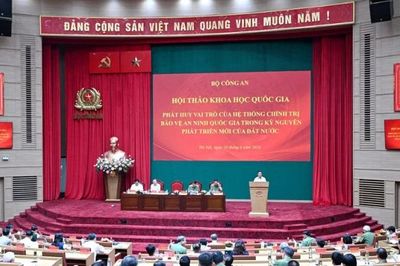 [Ảnh] Thường trực Ban Bí thư dự Hội thảo khoa học quốc gia về bảo vệ an ninh trong kỷ nguyên phát triển mới của đất nước