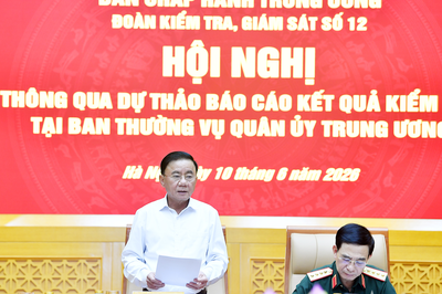 Thông qua Dự thảo báo cáo kết quả kiểm tra đối với Ban Thường vụ Quân ủy Trung ương
