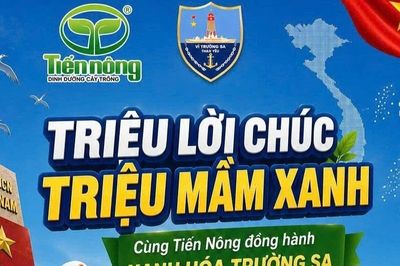 Cùng gửi lời chúc để ươm mầm 'Xanh hóa Trường Sa'